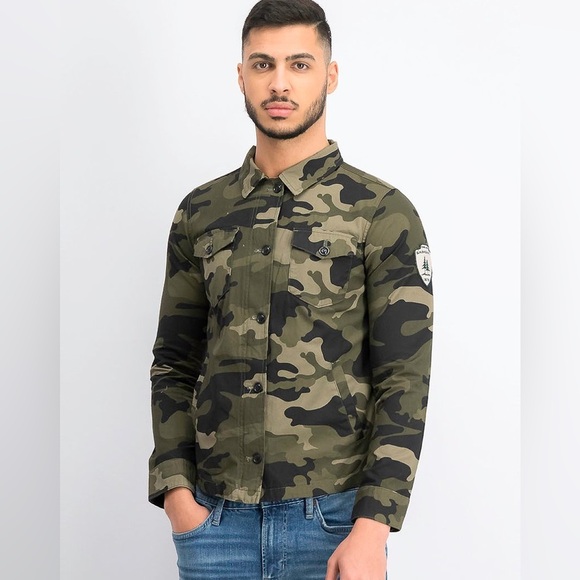 GH Bass & Co Camouflage Lightweight Jacket - Picture 1 of 14